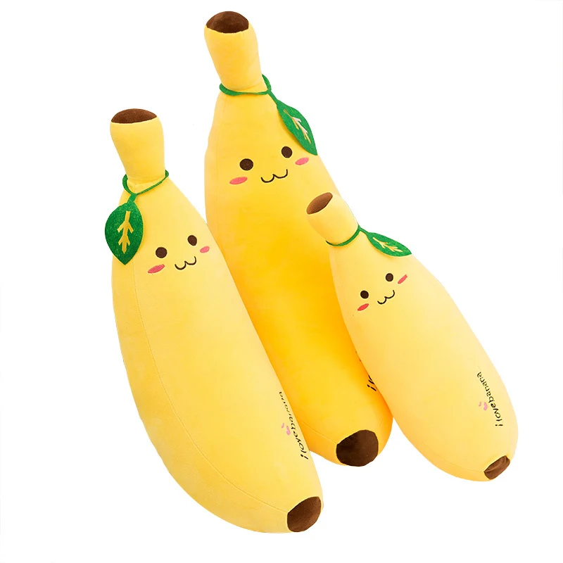 Juguete de peluche de plátano
