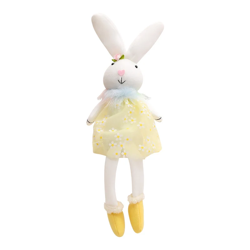 Adorno de felpa del conejo de Pascua