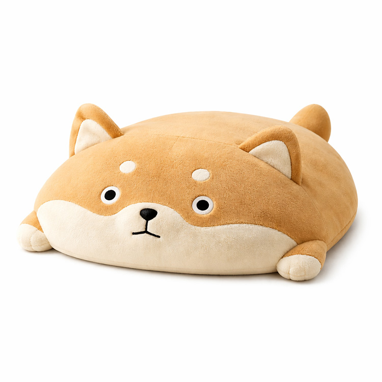 Almohada plana de felpa Shiba Inu Cuddle