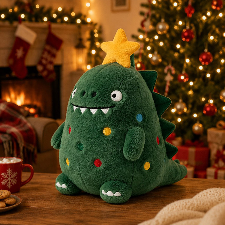 Christmas Tree Dinosaur Plush Toy