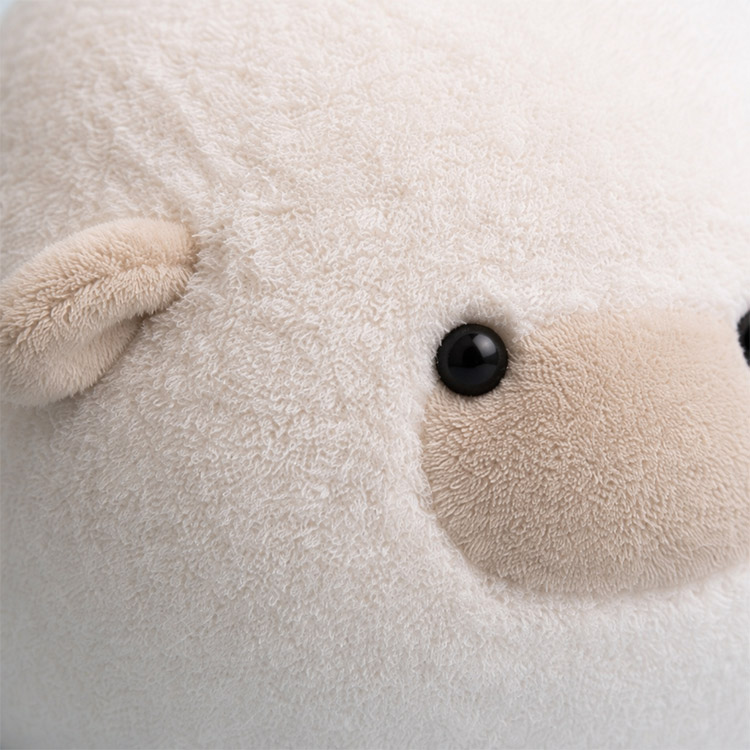 Marshmallow Style Round Sheep Plush Toy