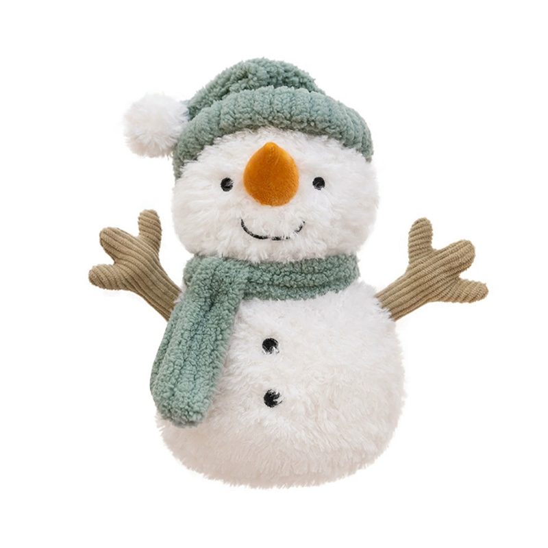 Juguetes de felpa de muñeco de nieve