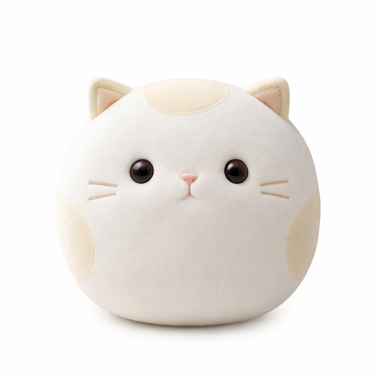 Peluche Esférico En Forma De Gato